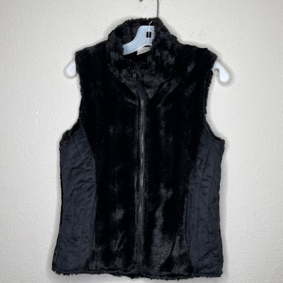 Private Quarters Touch of Mink‎ Vest Black - Picture 6 of 8